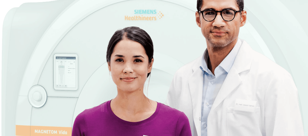 Doctor with patient