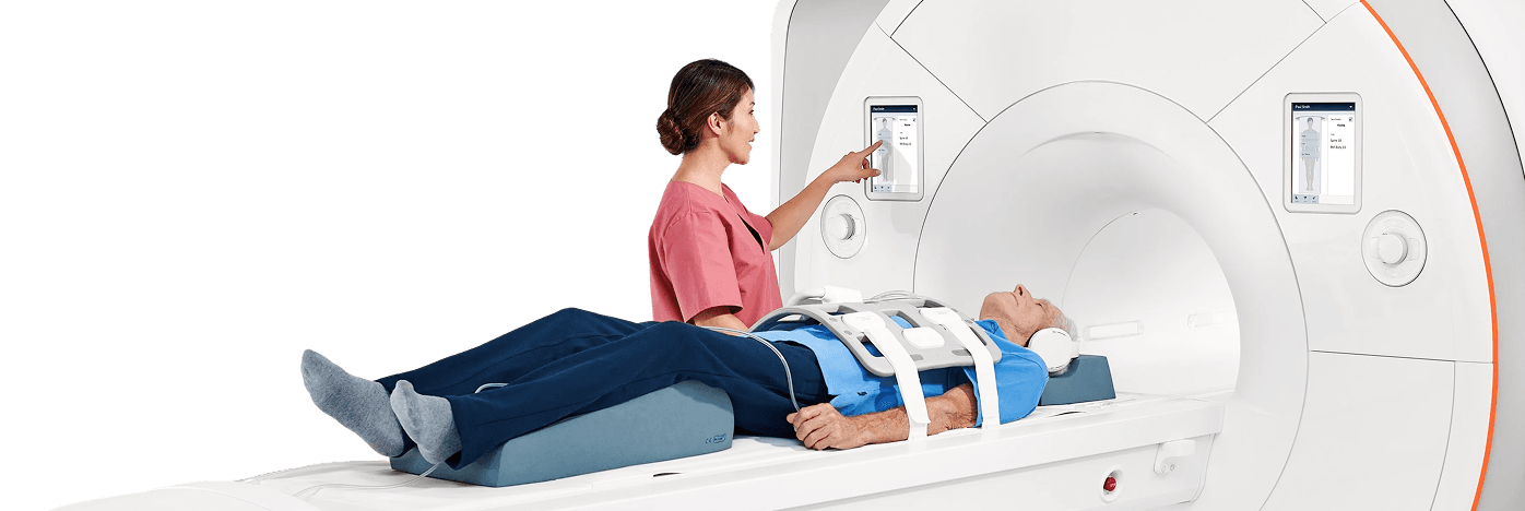 Doctor with patient
