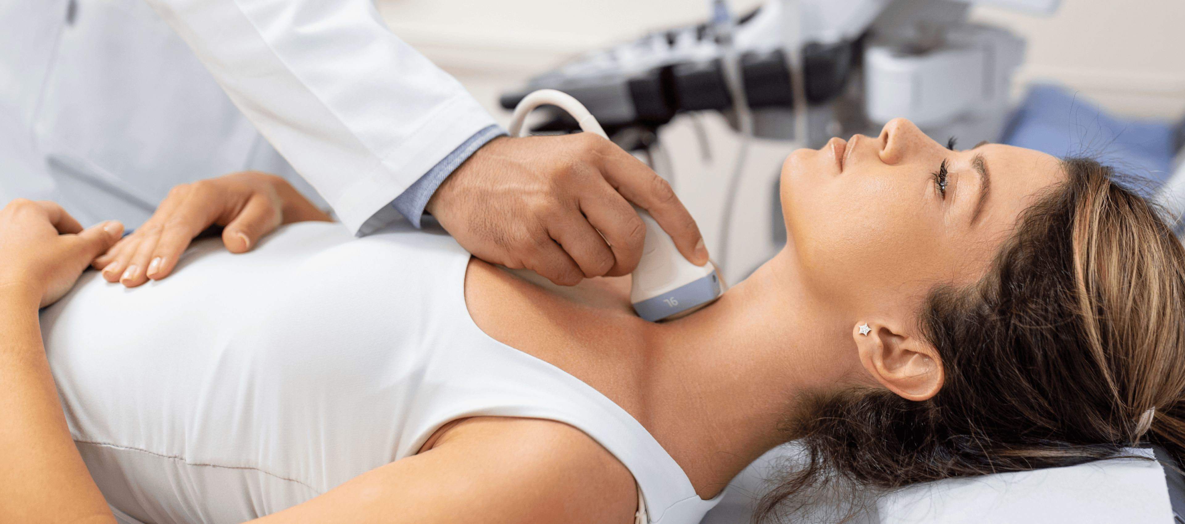 Doctor with patient